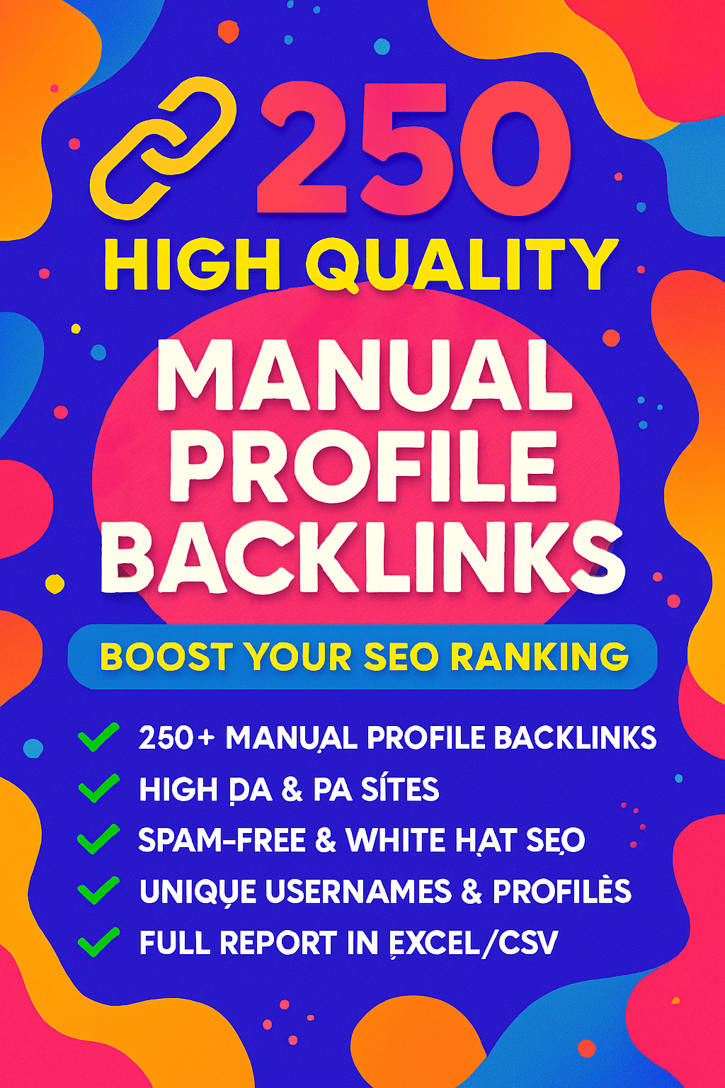 1 buy 1 free Boost Your SEO Ranking 250 High Quality Manual Profile Backlinks 