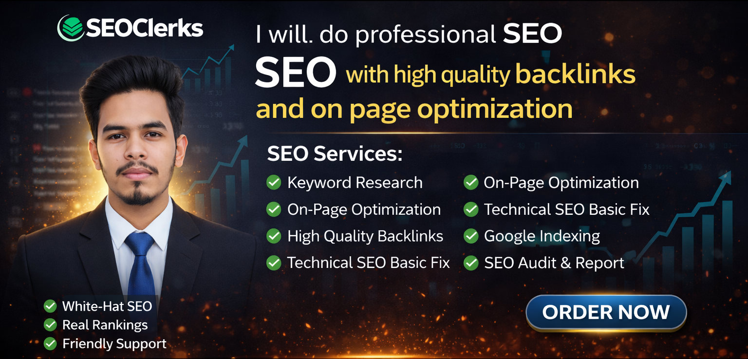 I will do professional SEO with high quality backlink...