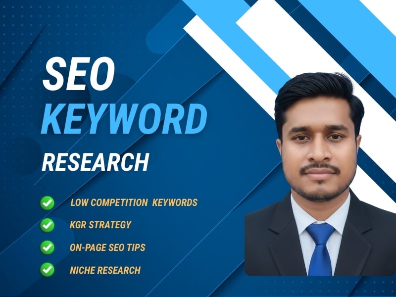 I will do SEO keyword research and low competition KG...
