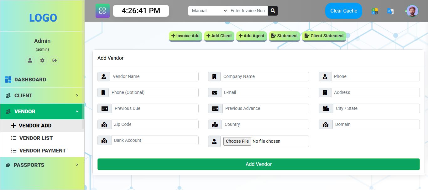 Travel Agency Management Software