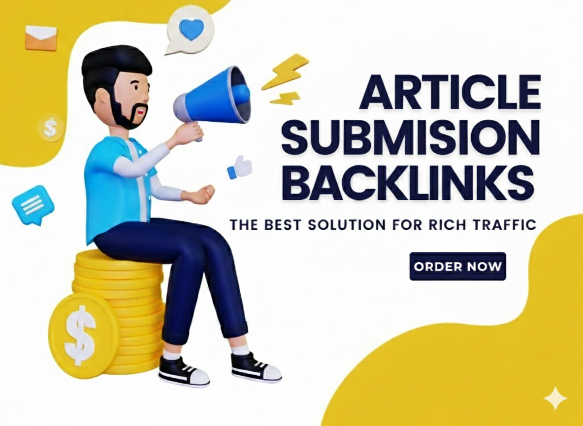 Get powerful 300 article submission backlinks to boost Google ranking