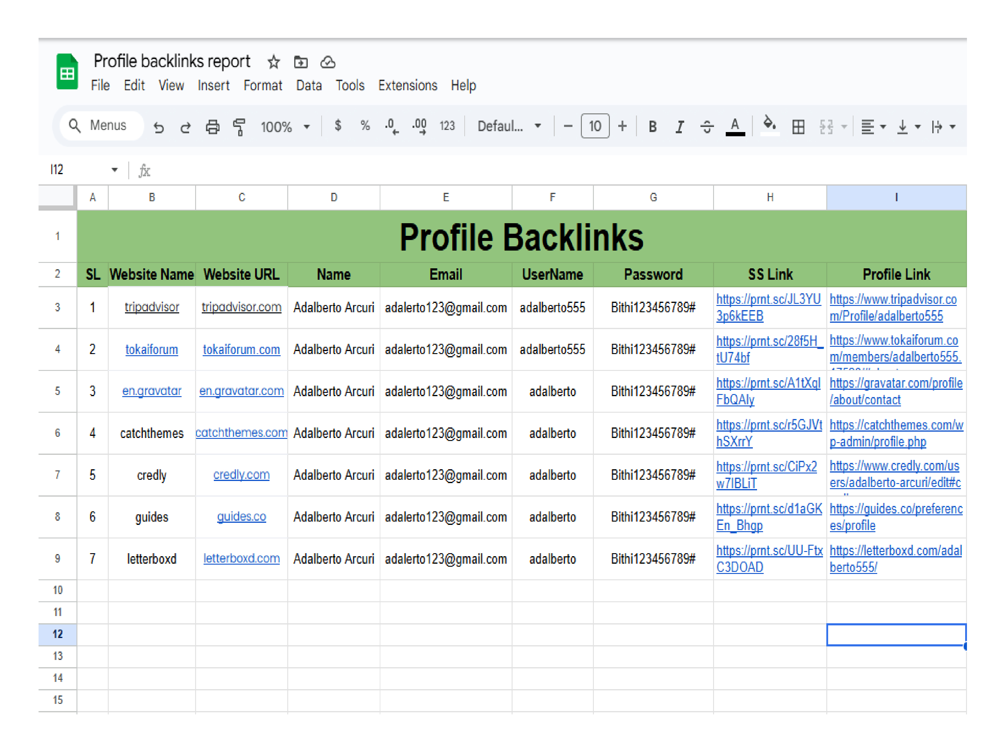 Get 100 High-authority,Manually Created Profile Backlinks to Improve Your Website's SEO