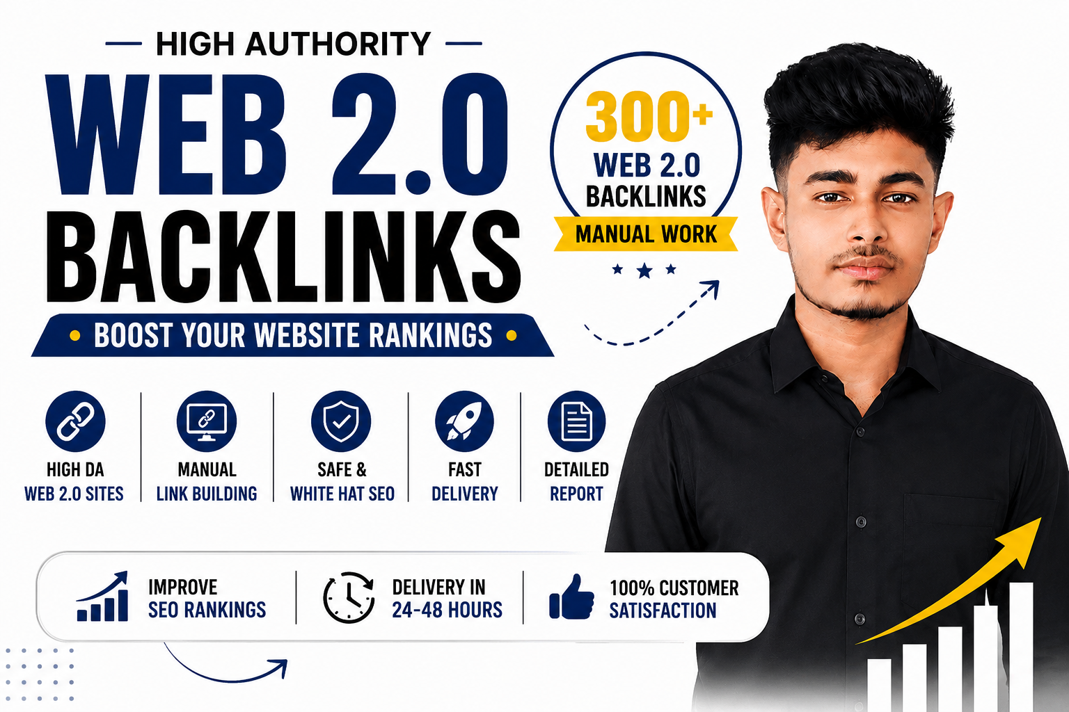 I will create 300 high quality web 2.0 backlinks manu...
