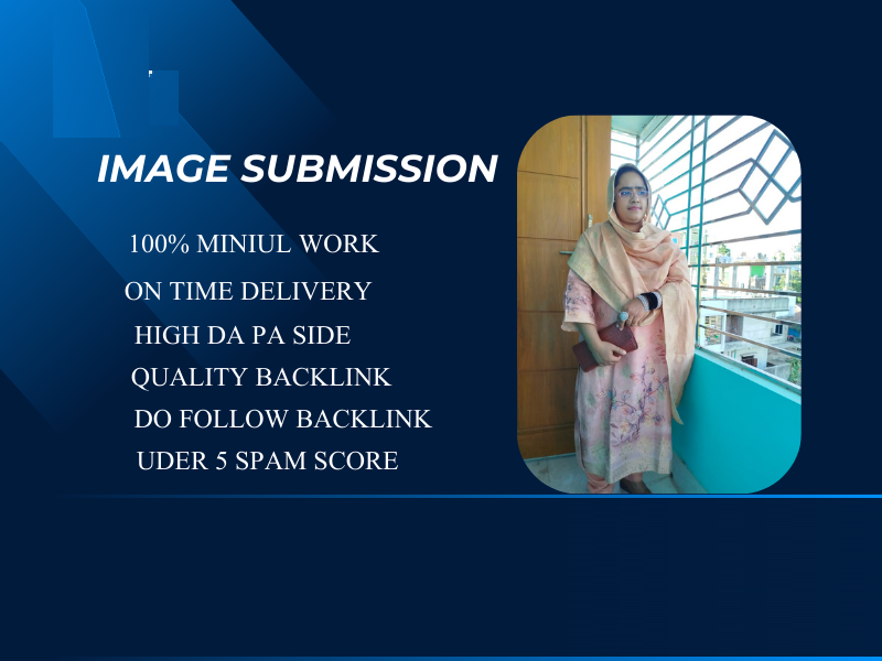 I will do 30 premium image submission on high DR site...