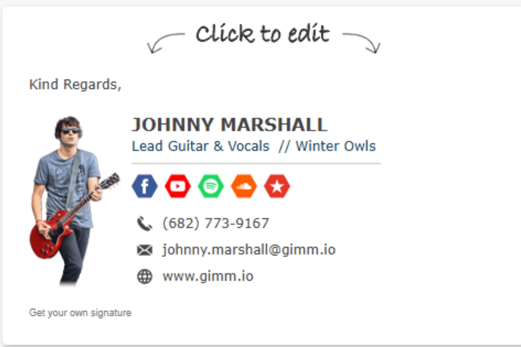  I Will Create a Clickable HTML Email Signature for Gmail, Outlook etc