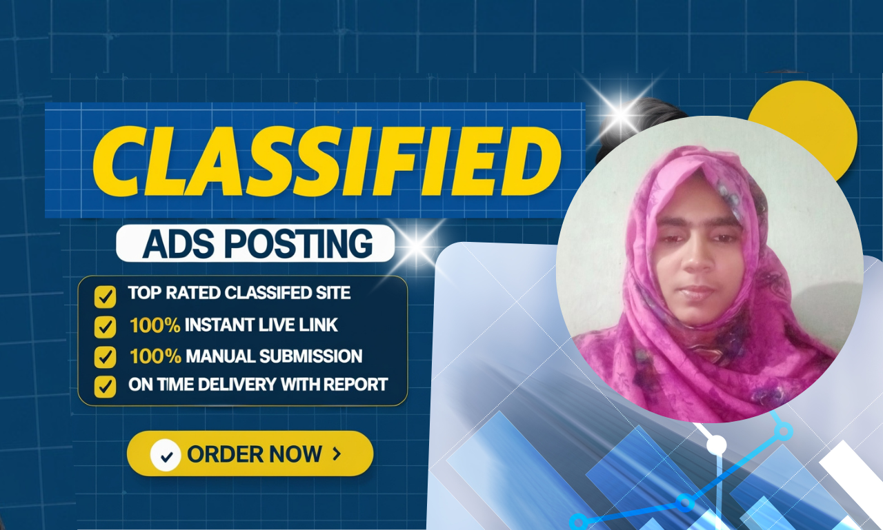 I Will Do High Quality 60 Classified Ads Posting for SEO Backlinks, Traffic & Business Growth