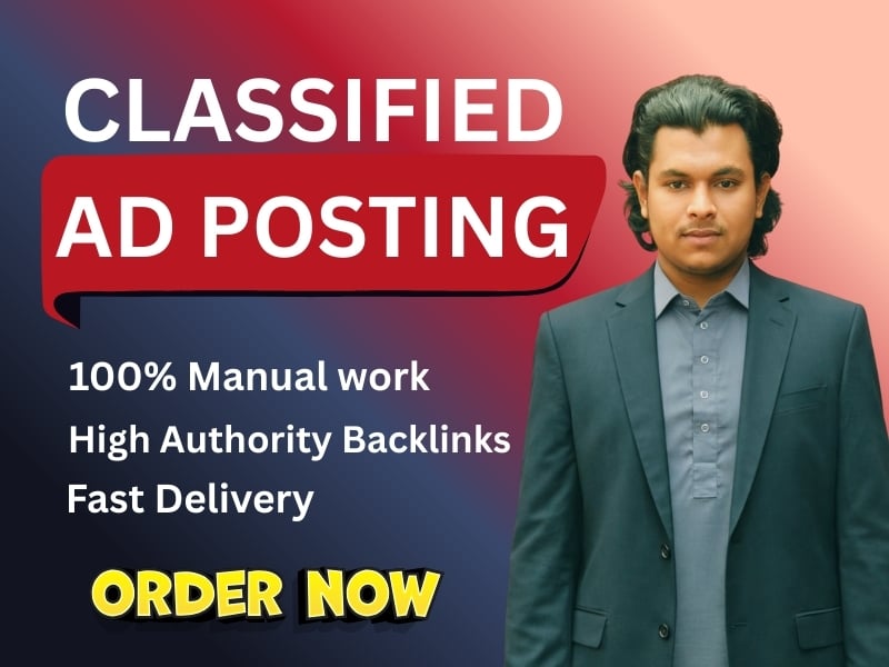 I Will provide Classified Ad posting on High Authorit...