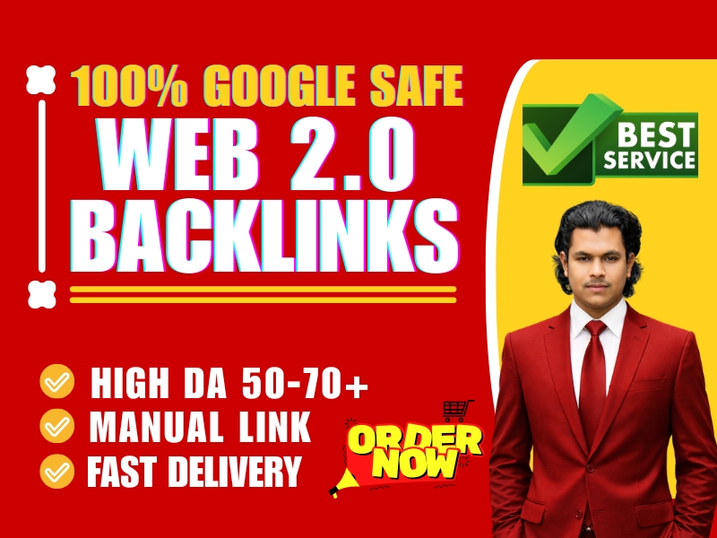 I will build 50 Web 2.0 backlinks to boost your Googl...