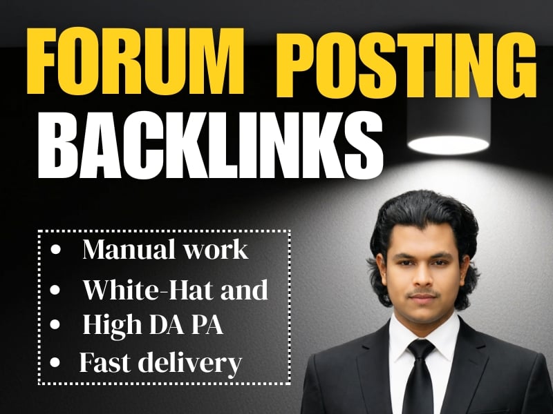 I will provide you 60 forum posting backlinks
