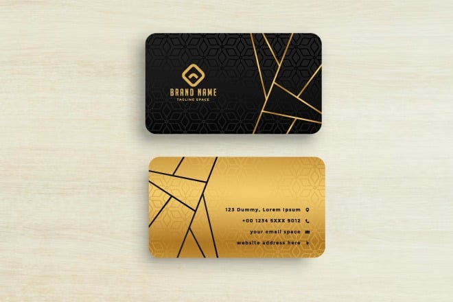 I will design a professional and business card