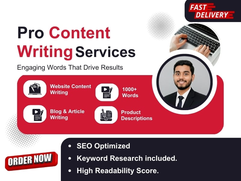 I will write 1000 Words SEO Optimized, High-Quality Content and Article Writing