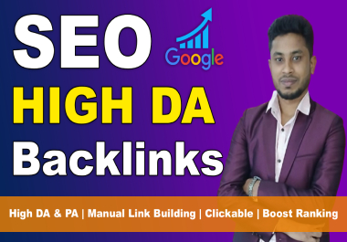 I will create 120 plus high da SEO backlinks to boost...