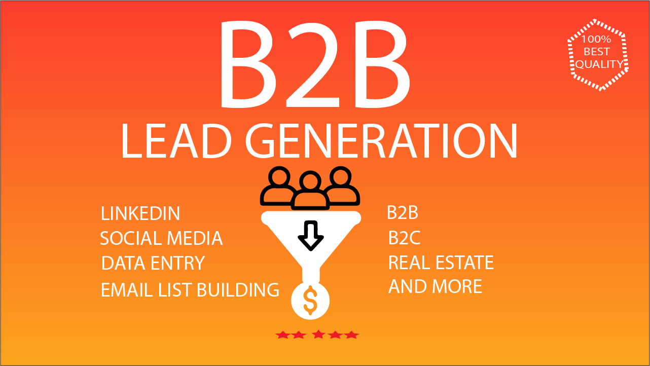 I will do b2b lead provide targeted buying intent rea...