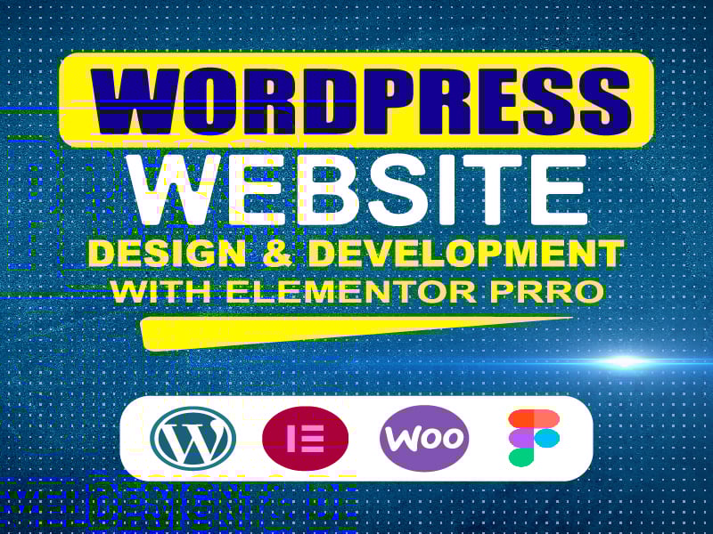 I will Design Custom WordPress Website with Elementor Pro