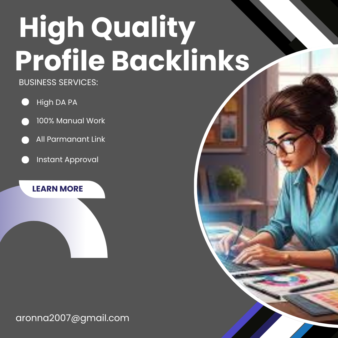 I will provide 80+ authority profile backlinks for safe SEO