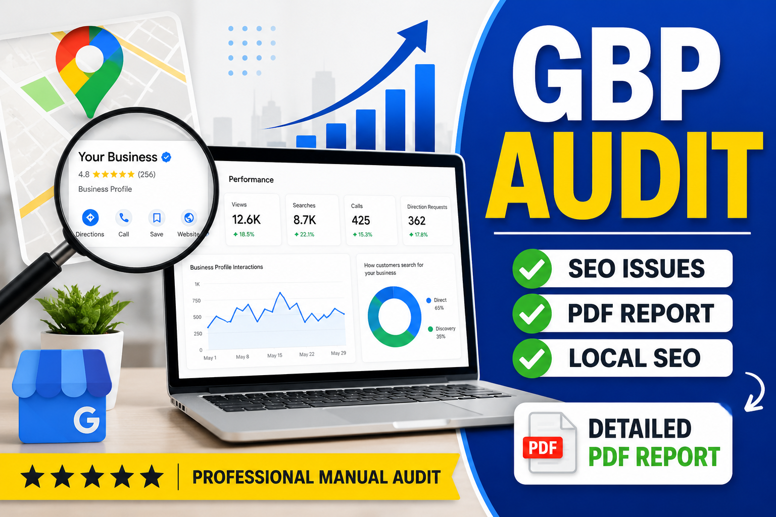 I will audit your Google Business Profile and show wh...