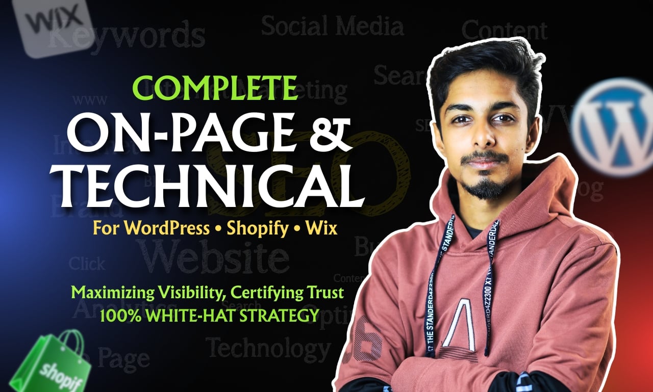 I will do Complete On-Page and Technical SEO Optimiza...