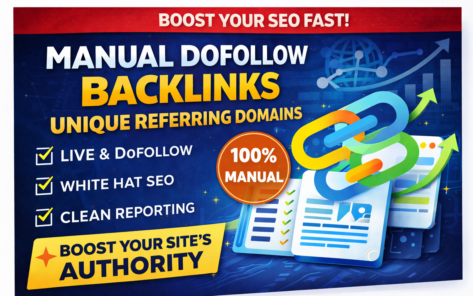 I Will Build 10 High Authority Dofollow Backlinks Fro...