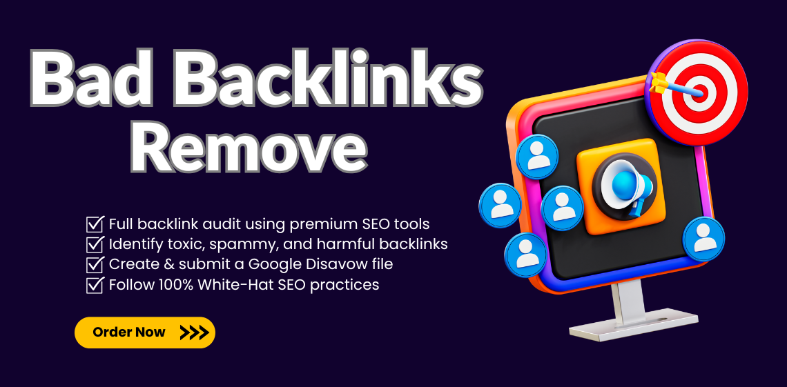 I Will Remove Bad Backlinks & Clean Toxic Links t...