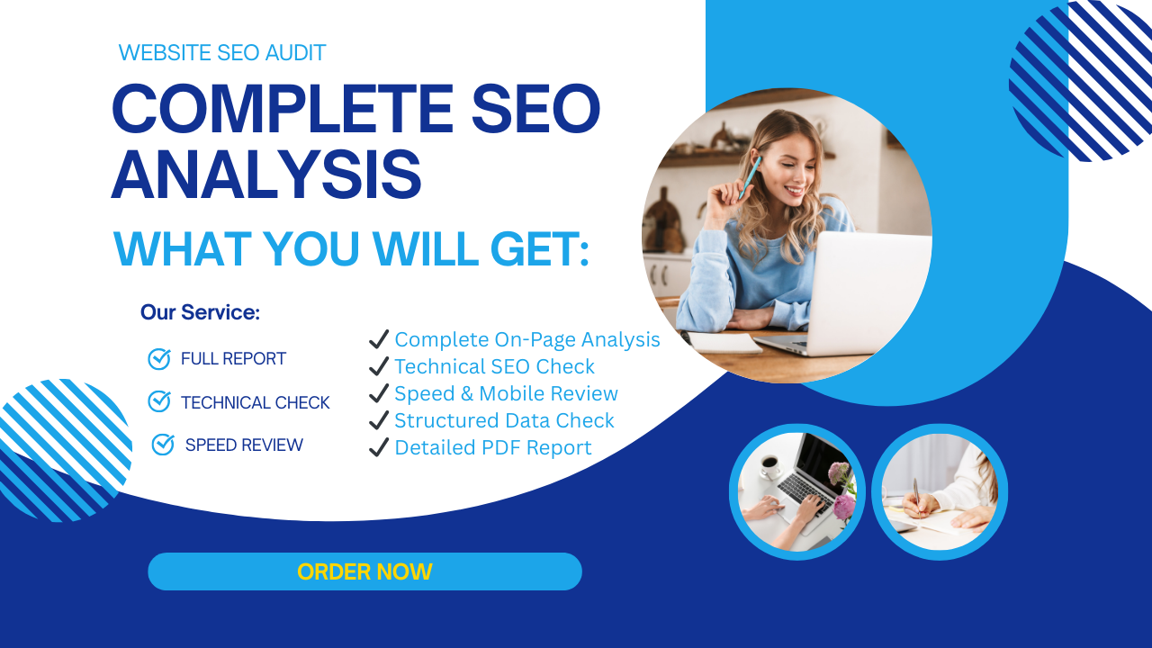 I will perform a professional website SEO audit with ...