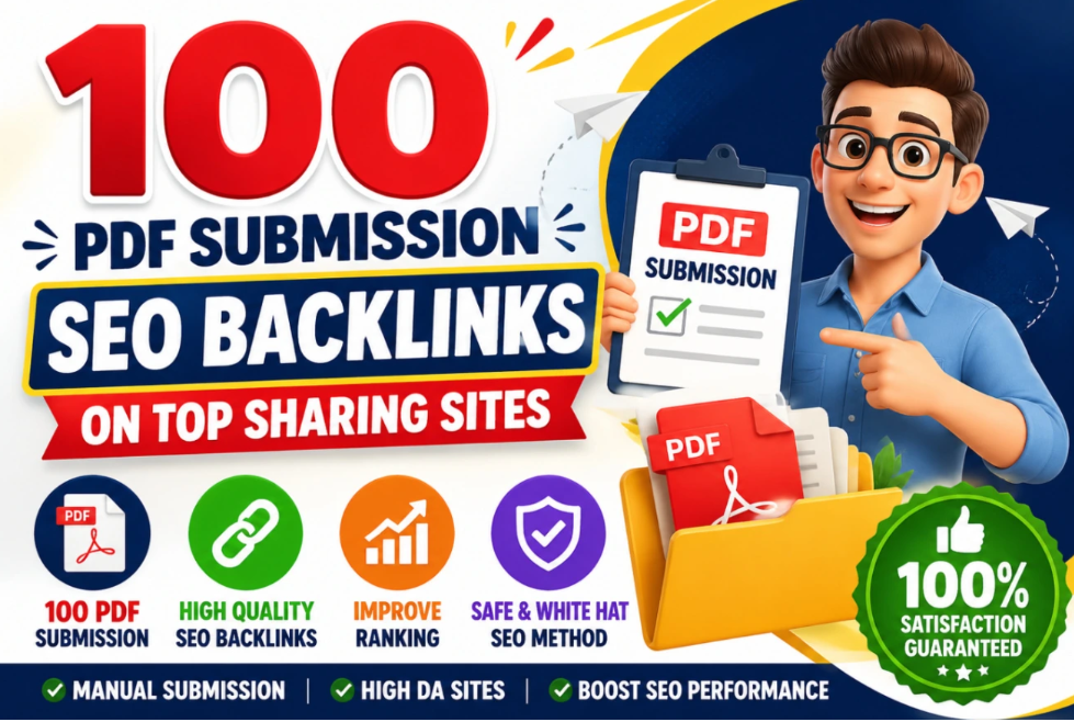 30 PDF submission SEO backlinks on top sharing sites