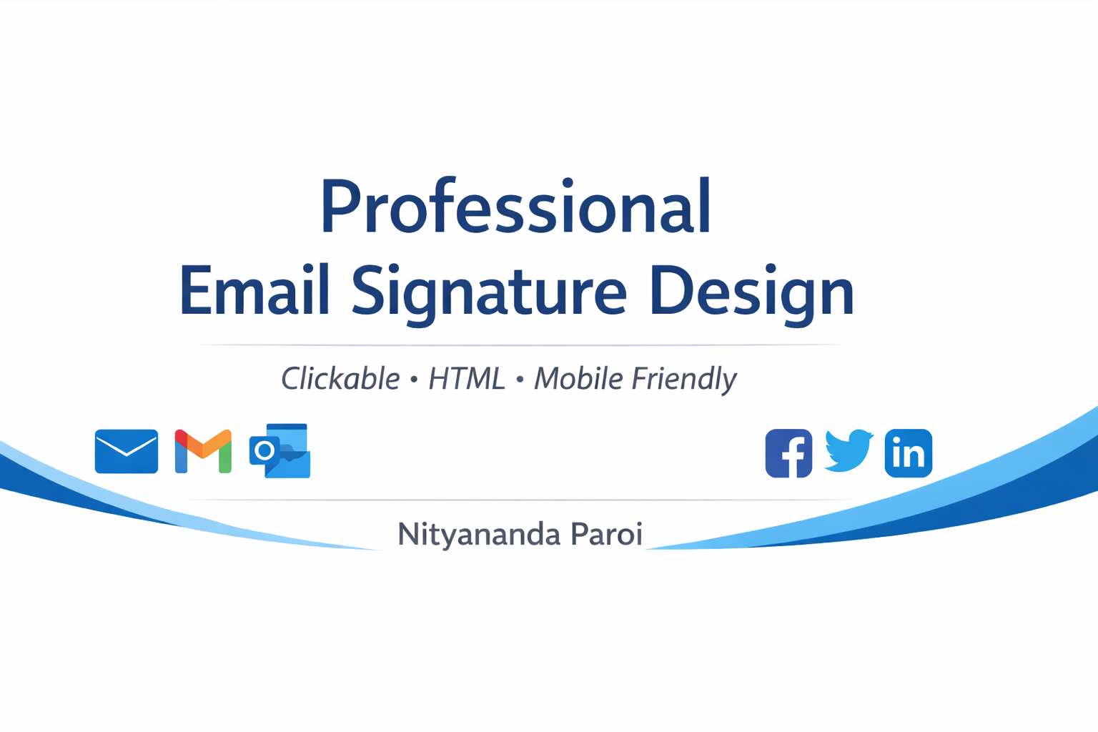 Professional HTML Email Signature Designer