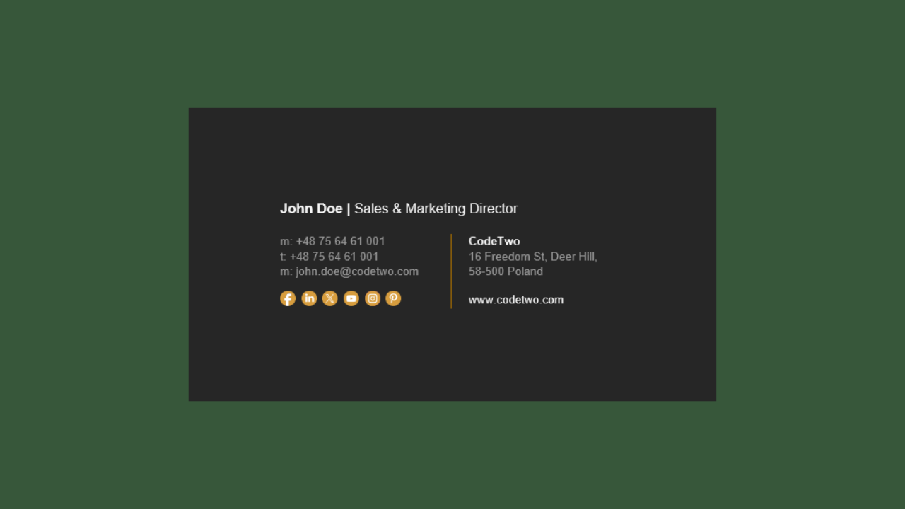 I Will Design a Professional Clickable HTML Email Signature for Gmail & Outlook