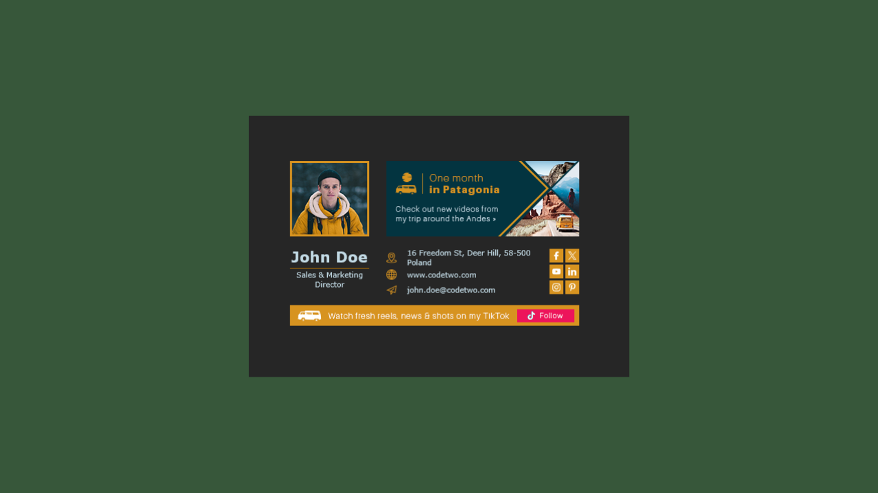 I Will Design a Professional Clickable HTML Email Signature for Gmail & Outlook