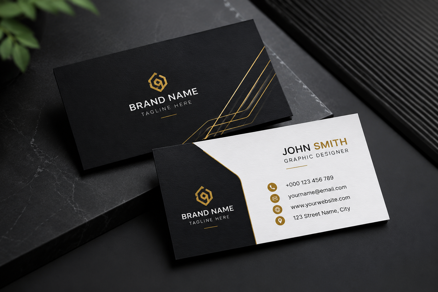 I will design a modern professional business card