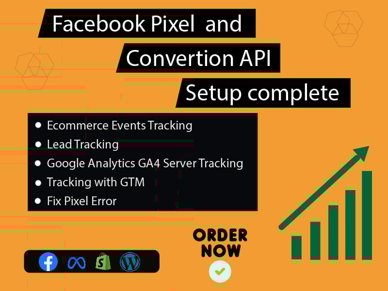 I will setup Facebook pixel conversion api 