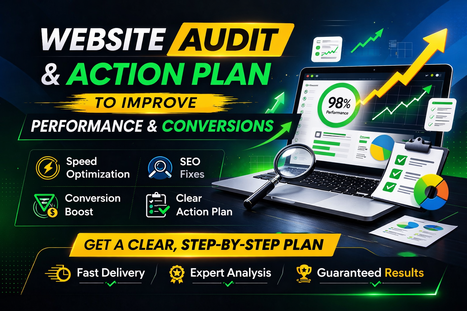 I will audit your website and provide a clear action ...