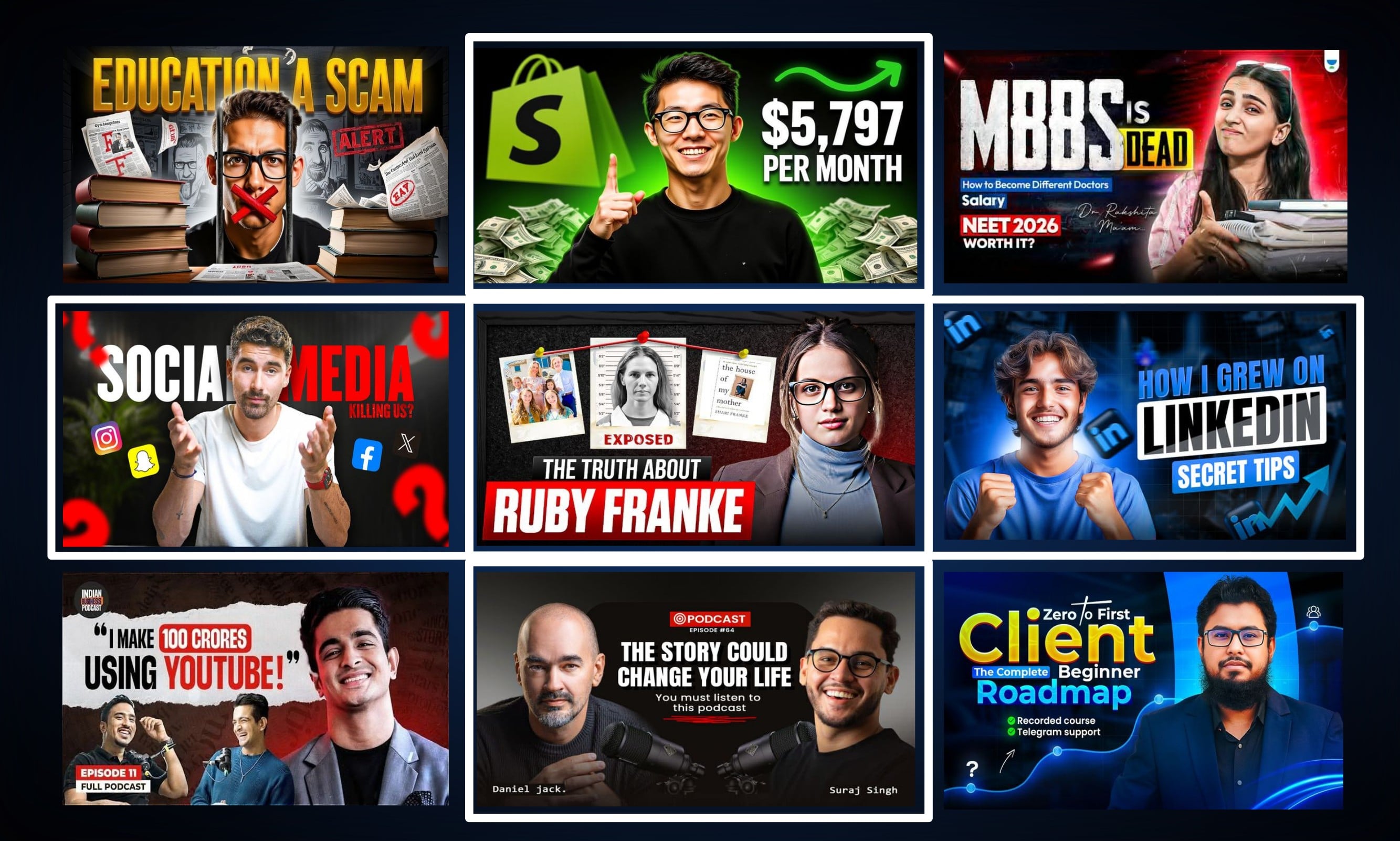 I Will Design Professional YouTube Thumbnail That Increases Clicks and Engagement