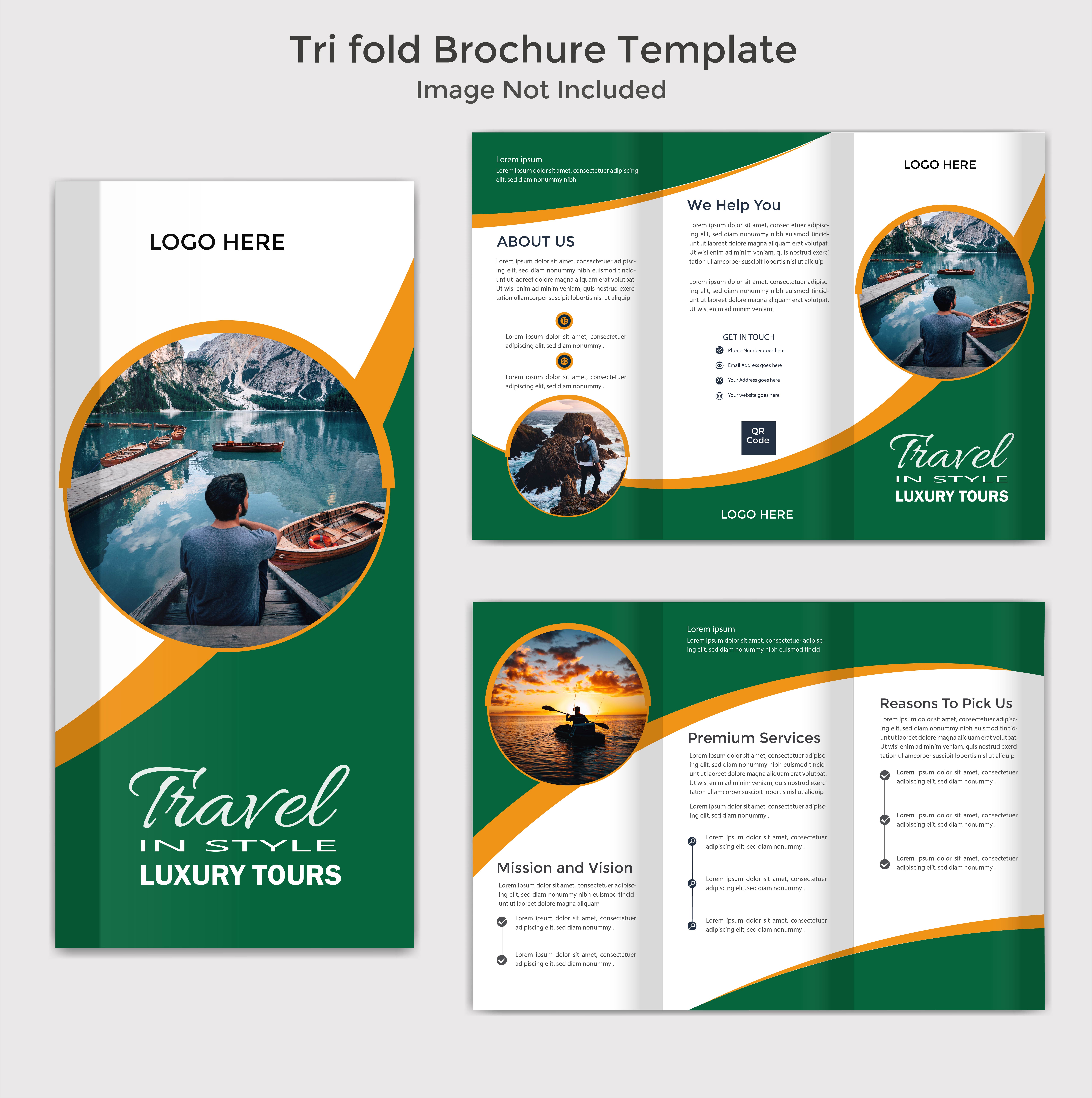 Professional Brochure Template Design Services for Print & Digital