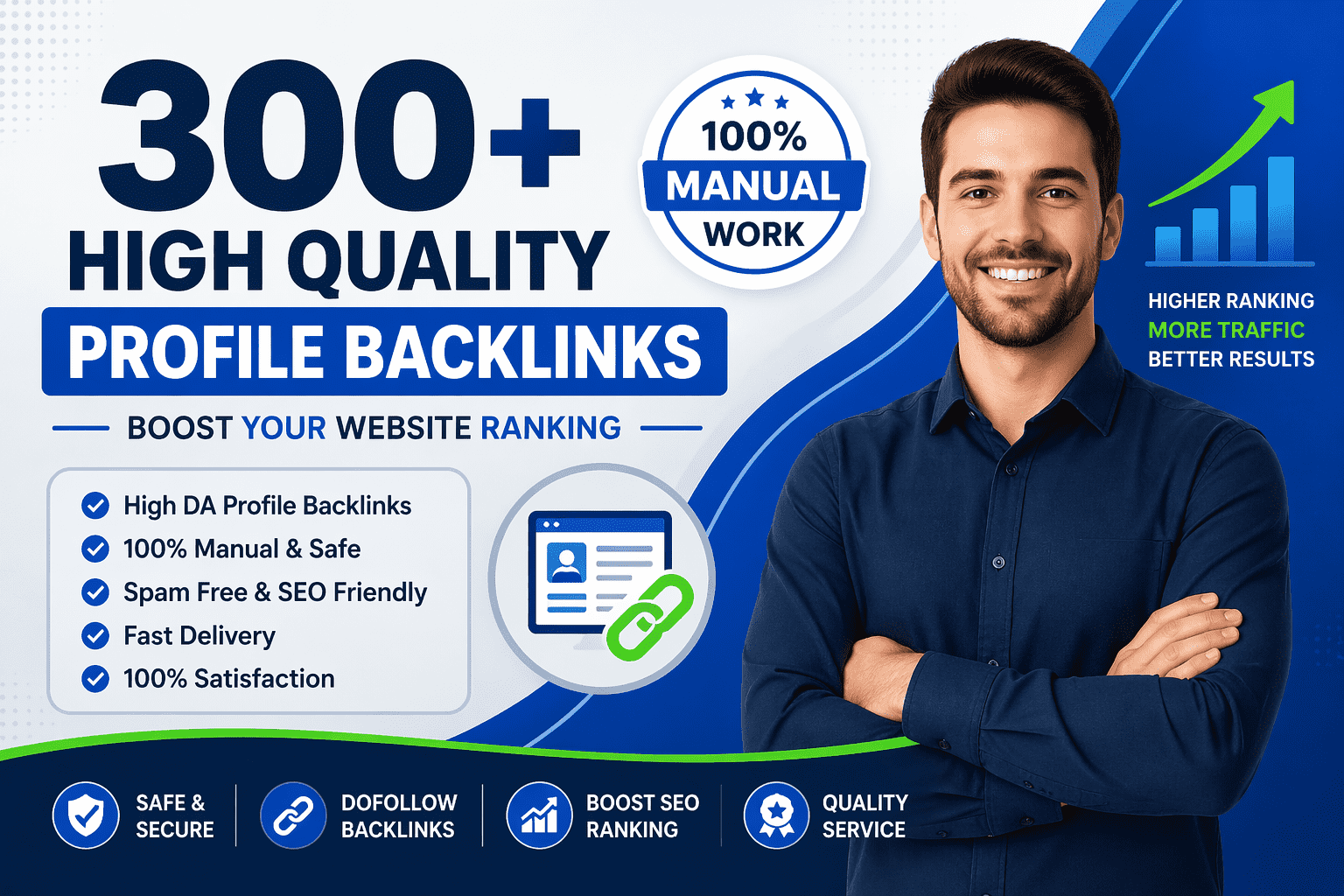 I will create 300 high quality profile backlinks for SEO