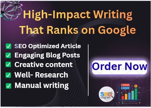 I will provide high impact SEO content writing and articles that rank on Google 