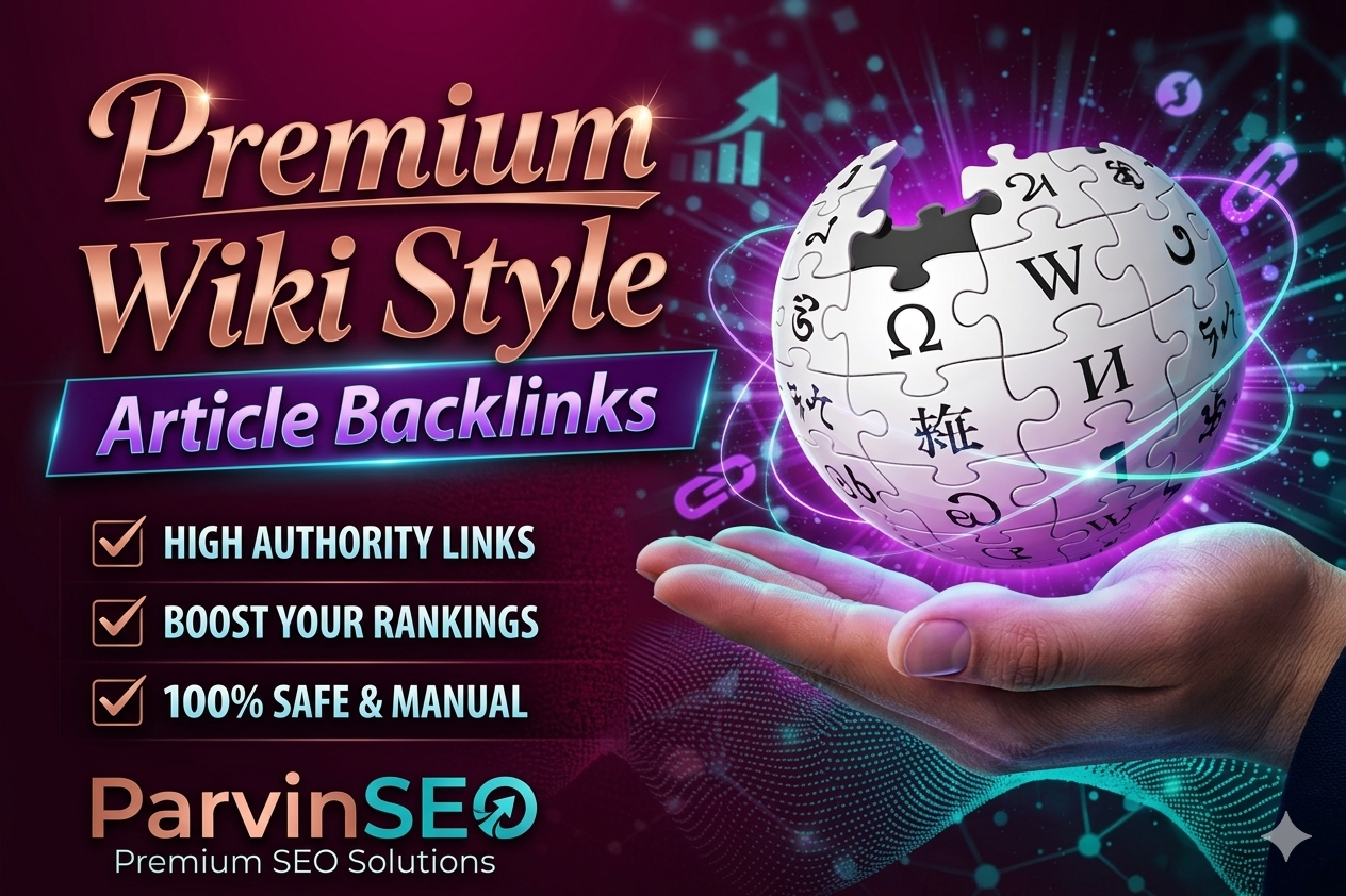 I Will Create 100% Safe 400 Wiki Style Backlinks for SEO Ranking Boost