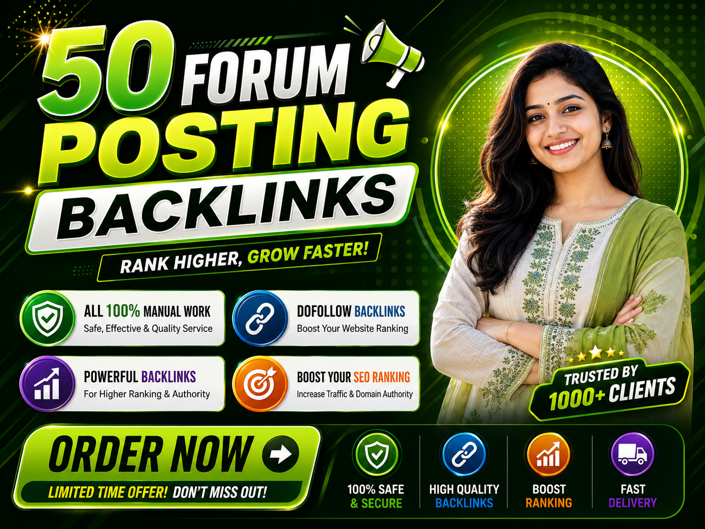 Get Build 50 DoFollow Forum Posting Backlinks for Faster SEO Growth