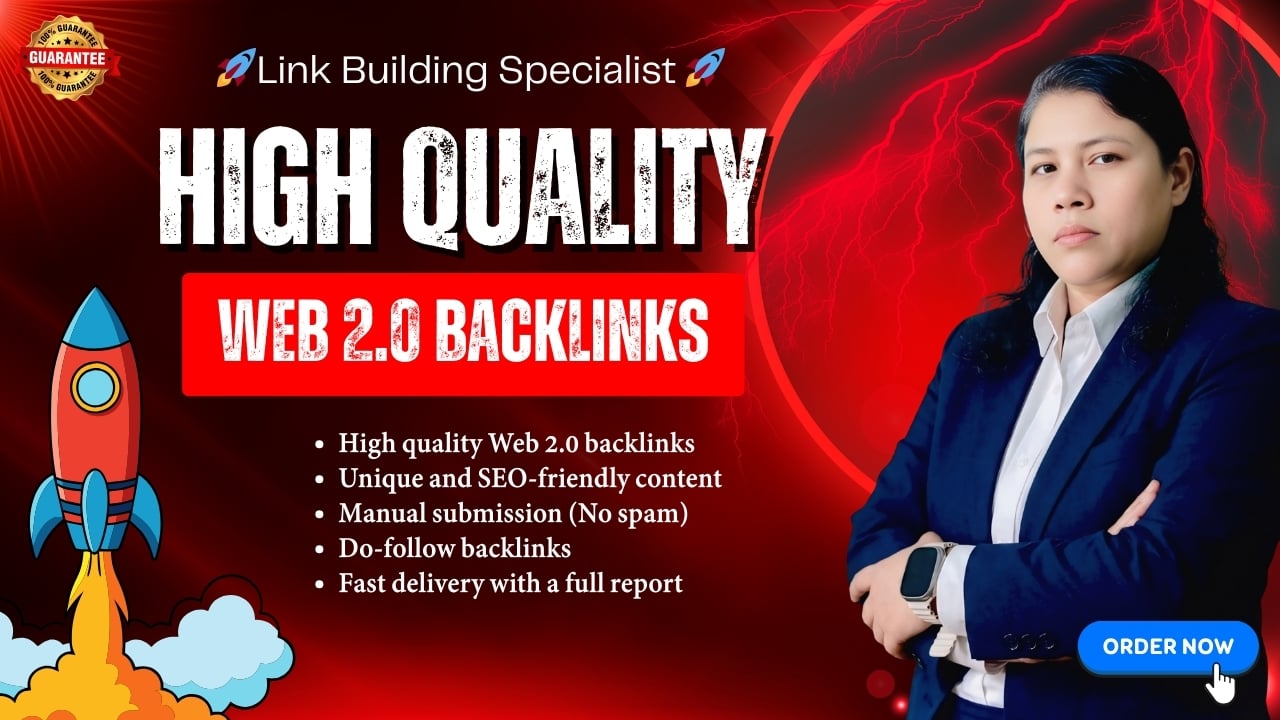 I will provide premium 1200 web 2.0 backlink Boost your SEO HQ Links