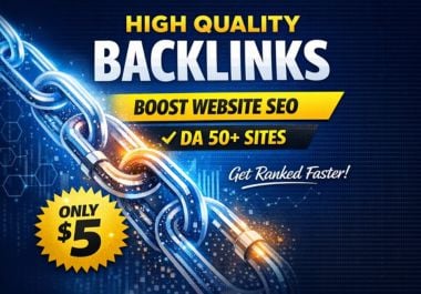 I will create high authority backlinks to improve you...