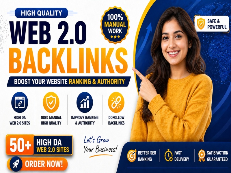  I will create high authority 60 web 2.0 backlinks for SEO ranking 