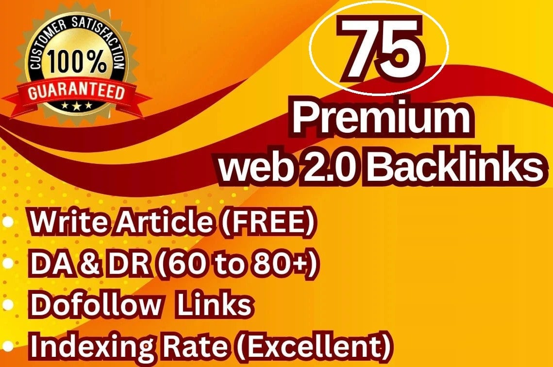 80 Premium Web 2.0 Backlinks to Boost Your SEO & Rankings