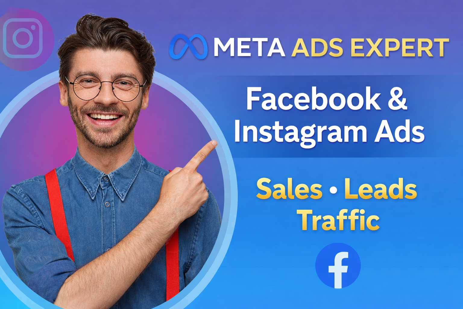 I will run facebook ads to generate leads and sales