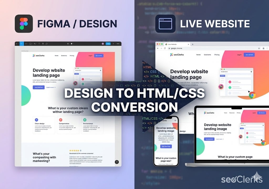 I will convert your PSD, Figma, or AI design into a Responsive React or HTML CSS website