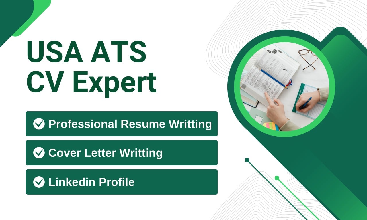 Expert USA ATS Resume Writing, Cover Letter & Linkedin Profile Optimization