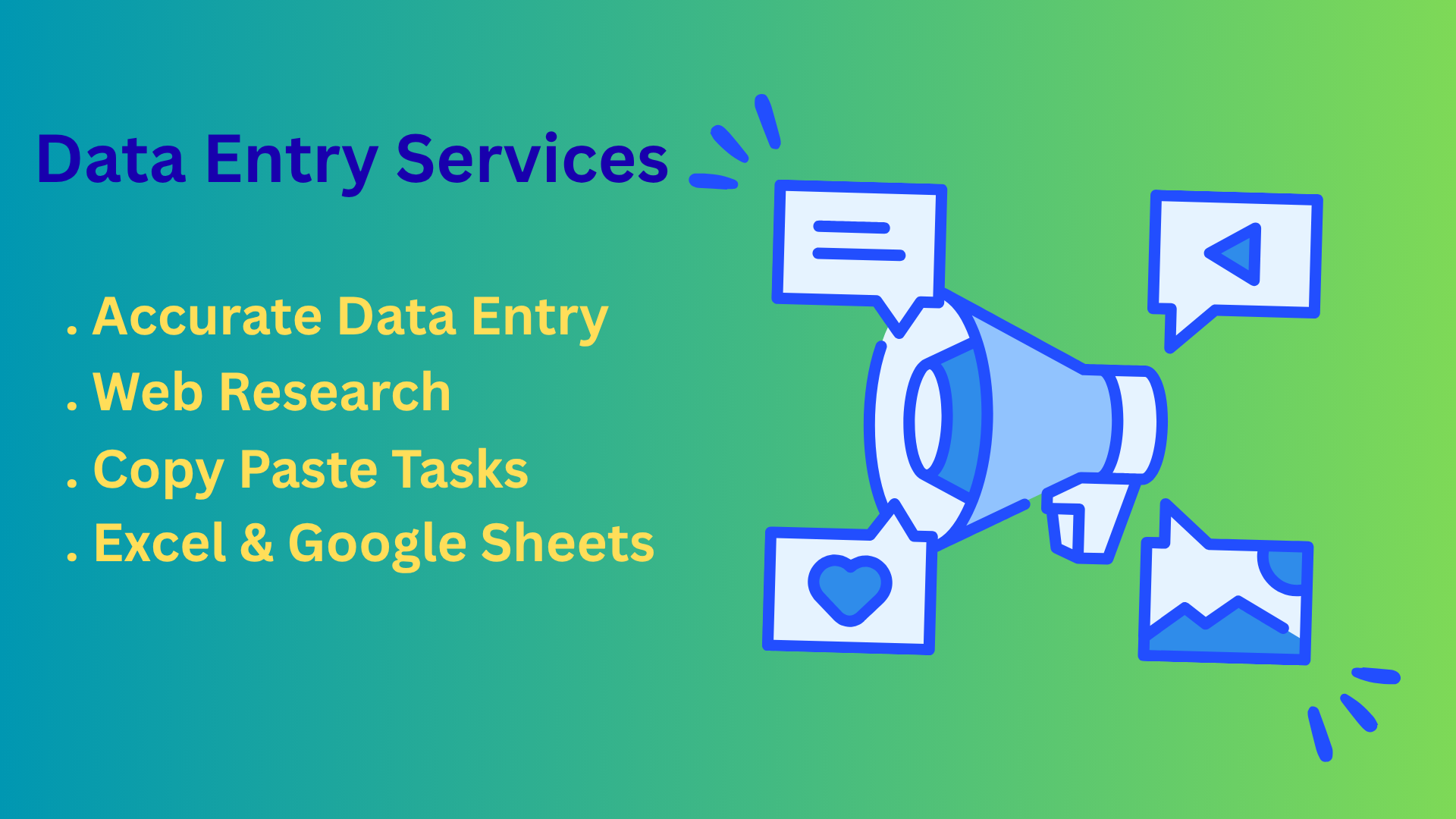 I Will Do Accurate Data Entry, Web Research, and Copy Paste Work