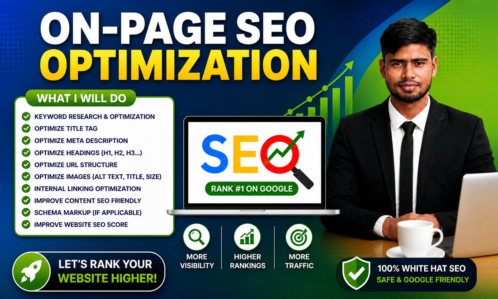 I will do on page SEO optimization to boost ranking a...