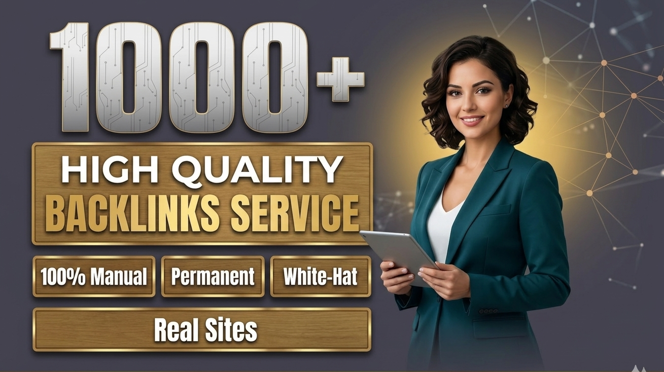 1000 High Quality Backlinks Service with 1000 word content