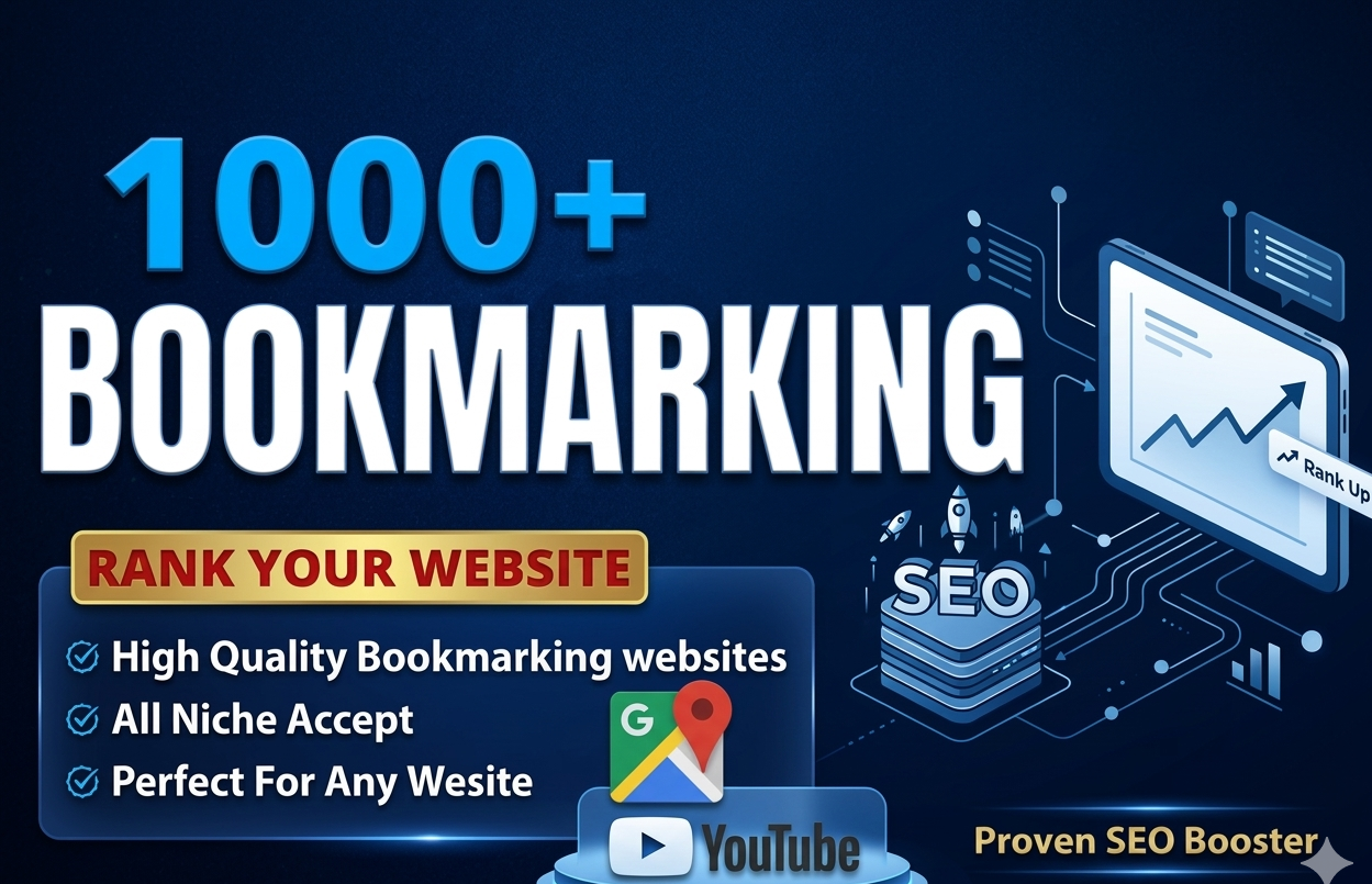 Get 1000+ high-quality Bookmarking for faster ranking seo