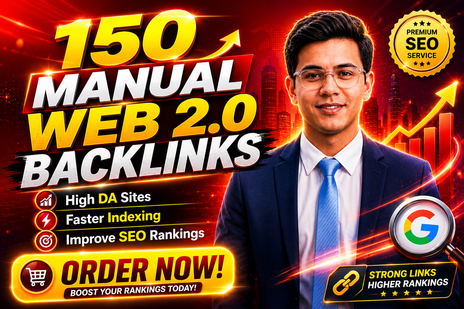 I Will Create 150 Manual Web 2.0 Backlinks With Unique SEO Articles to Improve Rankings