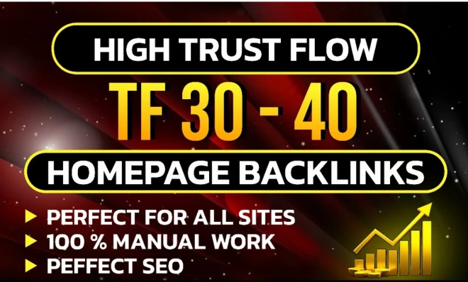 High Trust Flow SEO Backlinks for Website Ranking